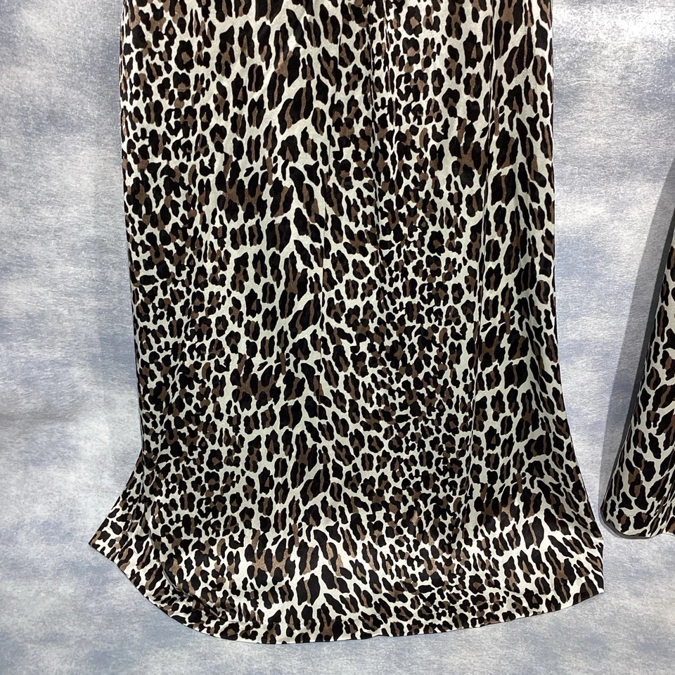 De Colección Vanity Fair Animal Print Camisón Vestido y Bata EE. UU. 100% Nylon Mediano Juego de 2 Piezas Foto 3 de 4