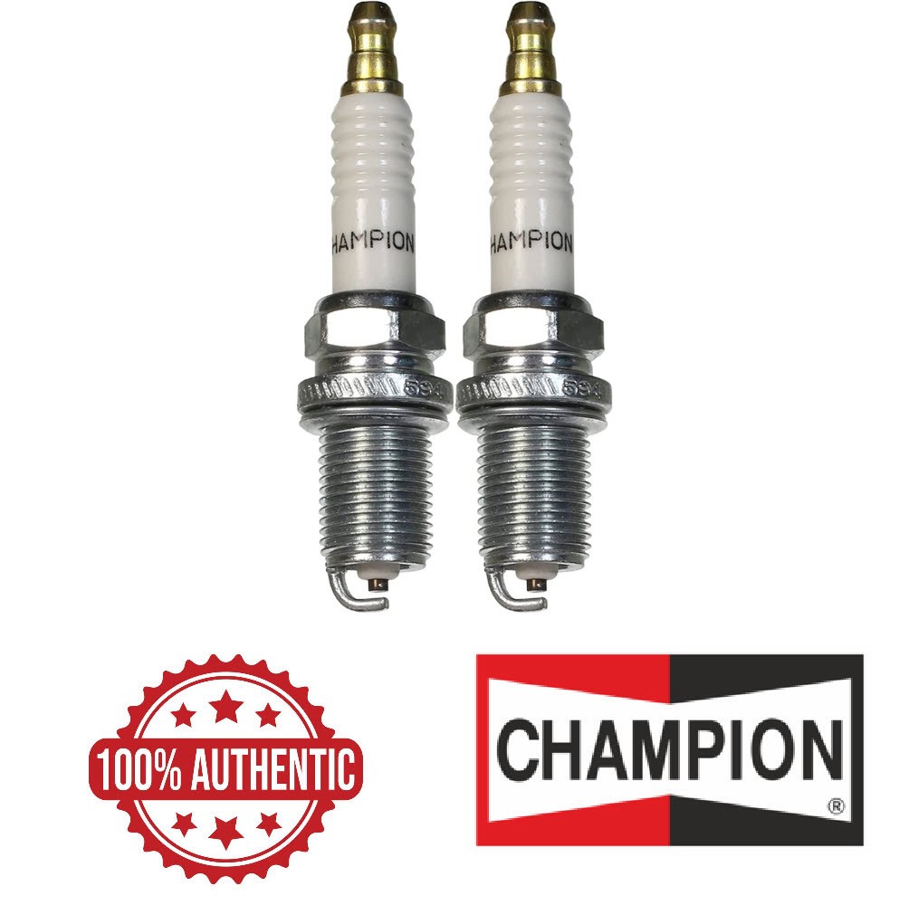 2 Champion 946 QC12YC Nickel Spark Plugs  Copper Plus Chainsaw