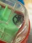Vintage CM #401 Clear Top & Red Plastic Toy Bus Made In Hong Kong — photo 7