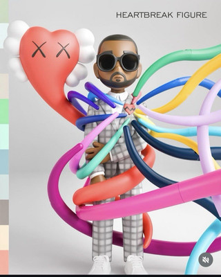 The Canvas Don Kanye West ''Heartbreak'' Vinyl Figure