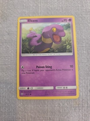 Ekans 36/73 Common Pokemon Shining Legends 