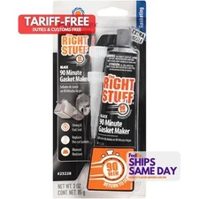 Permatex 25228, One Black Silicone The Right Stuff 90 Minut E Gasket Maker Black
