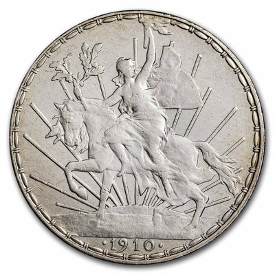 1910 Mexico Silver 1 Peso Caballito AU (Details) | eBay