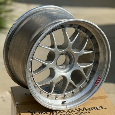 (set of 4) BBS E01 Centerlock Wheels 18x9 +40 / 18x11 +28 Silver 997 GT3 Cup