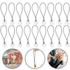 100 Pcs Simple Fashion Cell Phone Lanyard Short Wrist Rope For Digital Camera