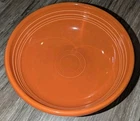Fiesta Orange Bistro Pasta Serving Bowl Homer Laughlin 7.5"