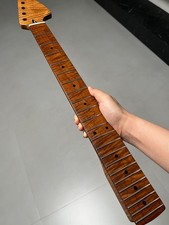 Big head 21fret Roasted flame Maple Electric Guitar Neck 22mm-22.5mm Unpainted