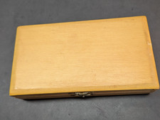 Vintage X-ACTO Precision Knife Set 3 Handles 17 Blades Wooden Box MADE IN USA