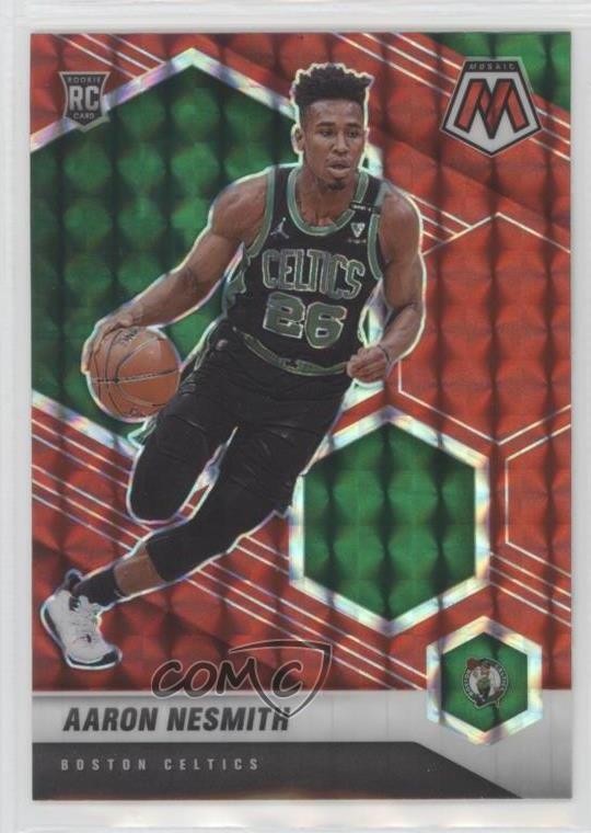 2020-21 Panini Mosaic Rookie Red Mosaic Prizm Aaron Nesmith #227 5ub