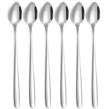 Long Handle Spoon Iced Tea Spoons7.8inch Coffee Spoonice Cream Spoon Stainless S