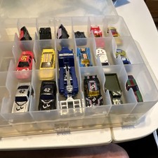 Diecast Toy Car Collection/Lot, Multicolor, Plastic Organizer Case, Ages 4-11