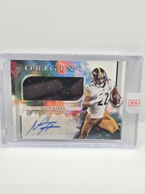 2021 Najee Harris Origins Patch Auto Rookie Card Pittsburgh