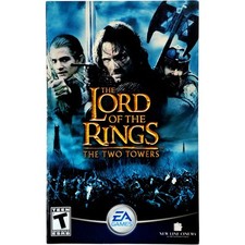  Manual Only Lord Of The Rings Two Towers - Sony Playstation 2 Authentic