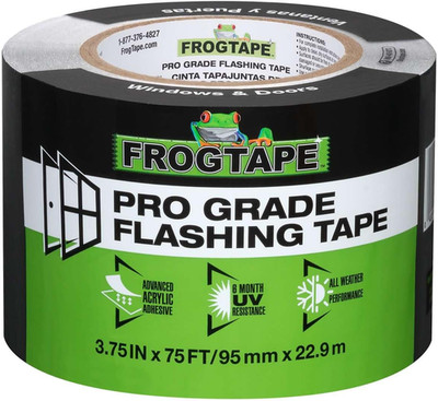 Pro Grade Flashing Tape for Windows & Doors, 3.75 Inch Width - 75 Foot Roll, All
