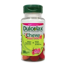 Dulcolax  Laxative Chewable Bites Constipation Relief 30 CT exp 2026/01