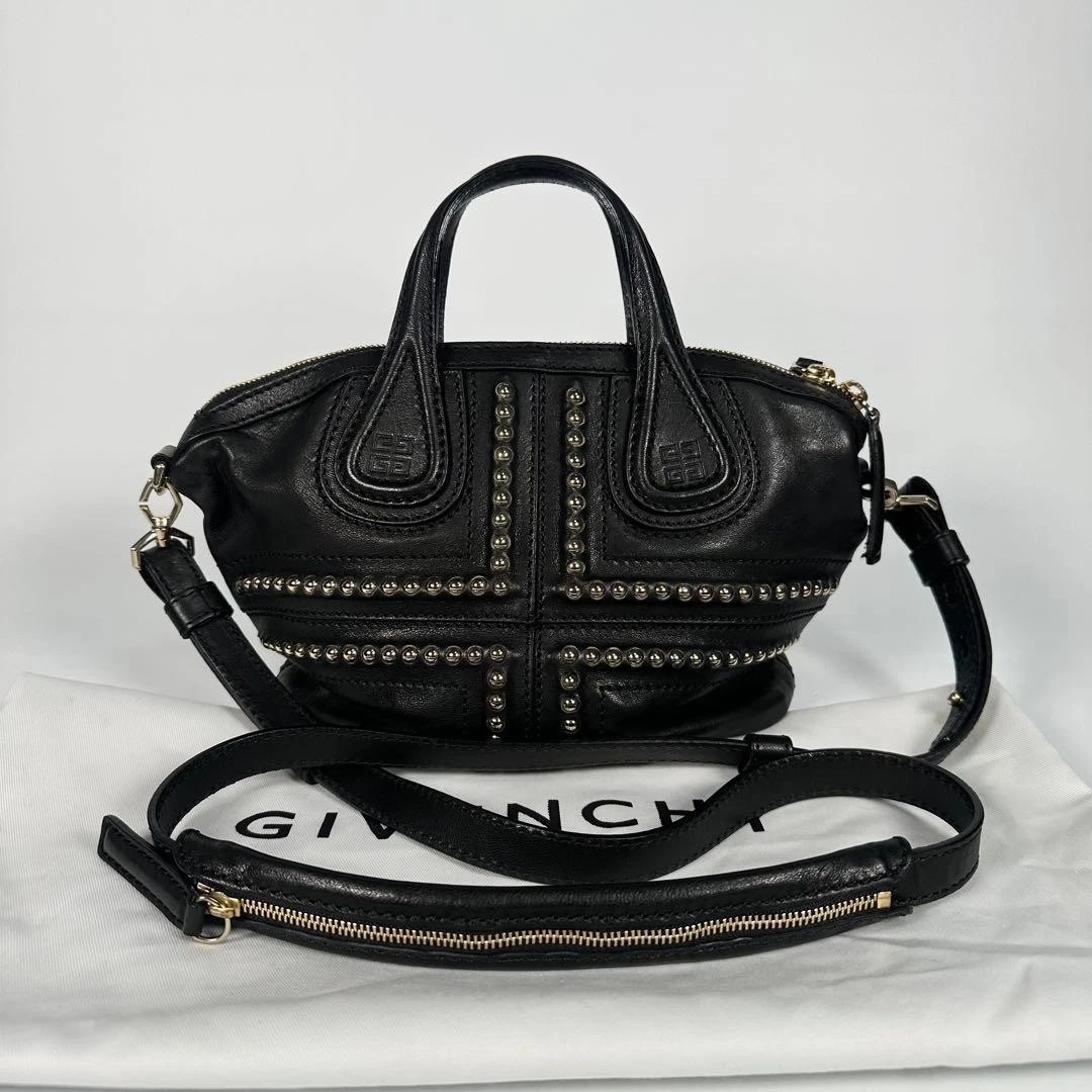 Givenchy Nightingale Leather Exterior Small Bags & Handbags for