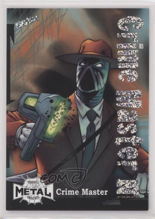 2022 Marvel Metal Universe Spider-Man Z-Force Rave 95/100 Crime Master #Z-8 0t11