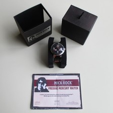 Freddie Mercury 'Mick Rock' Danbury Mint 2004 Wrist Watch + COA + Box (Queen)