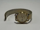 Vintage Seiko SQ Watch 8223-7089 Gold Tone 32mm Day/Date For Parts Or Repair