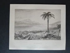 Antique (1833) print - Cephalonia / Kefalonia - JMW Turner / Edward Finden
