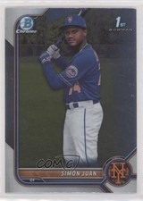 2022 Bowman Chrome Prospects Simon Juan #BCP-170 sc8