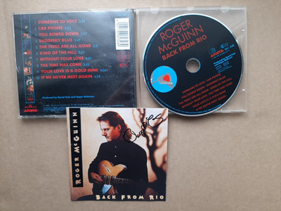 THE BYRDS - Roger McGuinn - Back from Rio (CD AUTOGRAPHED !!)
