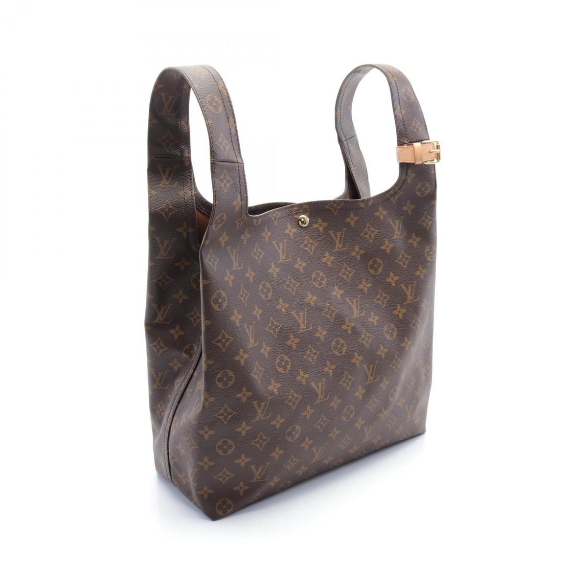 LOUIS VUITTON Atlantis GM Hand Schultertasche M46817 Monogram Leder Braun Geb. eBay