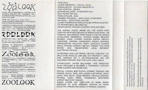 Jean-Michel Jarre Zoolook CASSETTE ALBUM Electronic Synth-pop Experimental Ambi - Picture 10 of 11