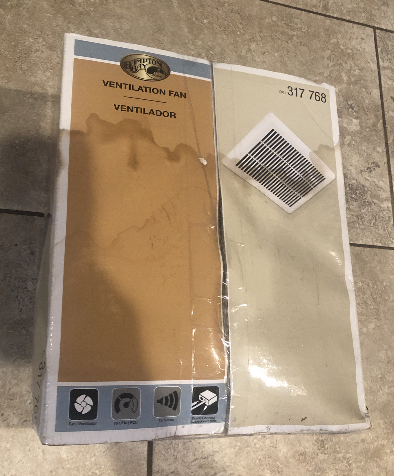 Ceiling Bay Exhaust 317768 Bath CFM Fan 