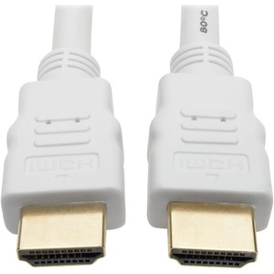 Tripp-Lite-High-Speed-HDMI-4K-Cable-Ultra-HD-Digital-Video-M-M-White-10ft