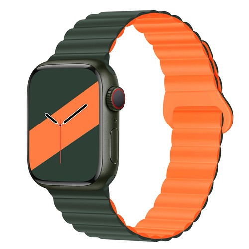 Correa de reloj con lazo magnético de silicona para Apple Watch Series 10 9 8 7 6 5 4 SE - Imagen 39 de 49