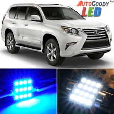 16 x Premium Blue LED Lights Interior Package Kit for 10-19 Lexus GX460 + Tool