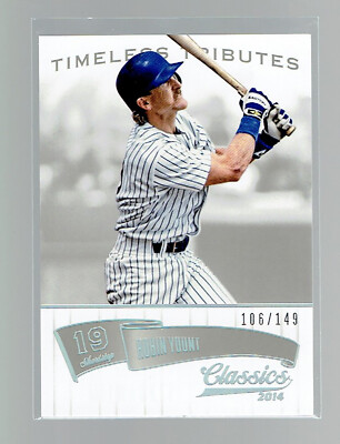 Robin Yount 2014 Classics Timeless Tributes Silver 113 106/149 Milwaukee Brewers