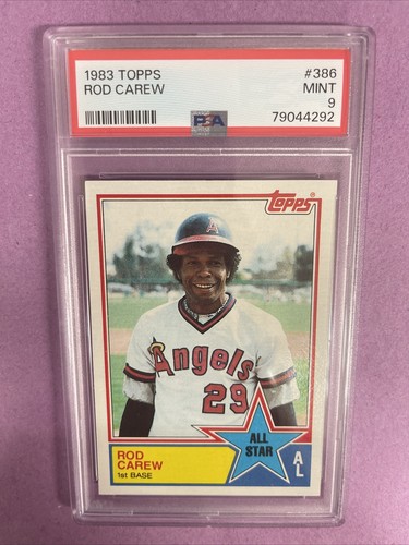 1983 Topps Rod Carew #386 card