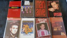 8 x rare vintage cassette cassingles jpy sinead motiv8 mr big diesel rick price