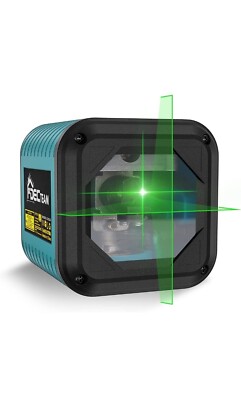 DECTEAM Self-Leveling Laser Beam, Cross Line Laser  Horizontal Vertical 100 ft