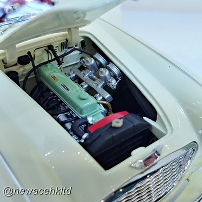 Modèle Réduit Austin Healey 3000 - Kyosho 1/18 - English White - Neuf - #08149EW