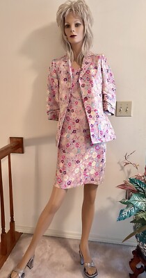 strapless open back dress Christian Lacroix Hot Pink Suit XS/S – OMNIA