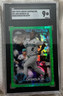 🔥🔥2024 Topps Chrome Logofractor #70 Jazz Chisholm Jr Green Refractor /99 SGC 9