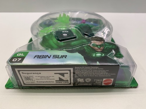 GREEN LANTERN ABIN SUR 07 ACTION FIGURE - MATTEL NEW SEALED 2010 LANTERNA VERDE - Foto 5 di 8