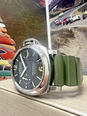 Mens Panerai Luminor Marina Automatic PAM00048 40mm Watch OG Green