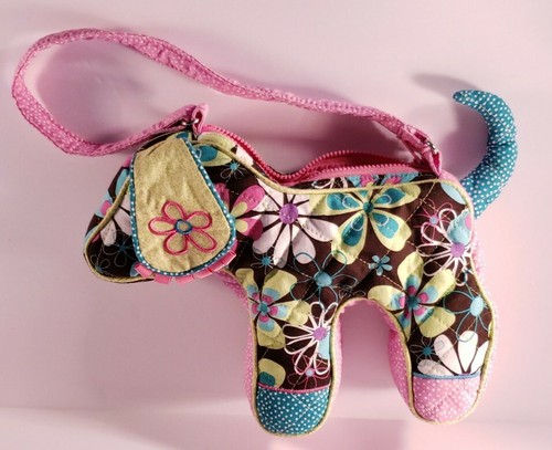SASSY PET SAKS Cartera/Bolso para Perro de Douglas - Colorida Tela POOFY FLORES Y PUNTOS - Imagen 2 de 12