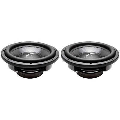 (2) NEW SKAR AUDIO VD-12 D2 12'' 800W MAX DUAL 2 SHALLOW MOUNT SUBWOOFERS - PAIR