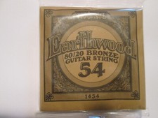 Ernie Ball Earthwood 80/20 Bronze Guitar String 1454 .054 6 Pack