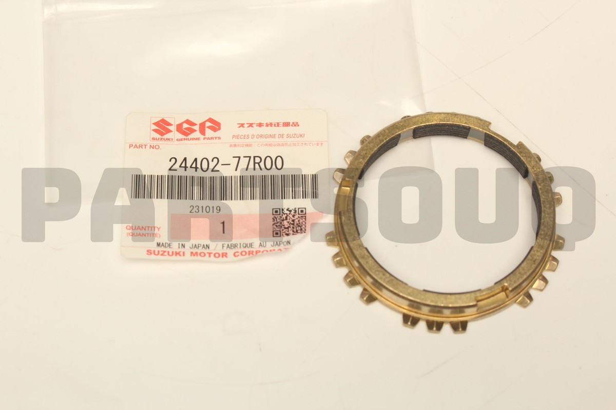2440277R00 Genuine Suzuki RING COMP,2ND GEAR SYNC 24402