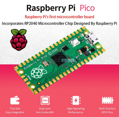 Raspberry Pi Pico Microcontroller Board High Performance Development Board133MHz