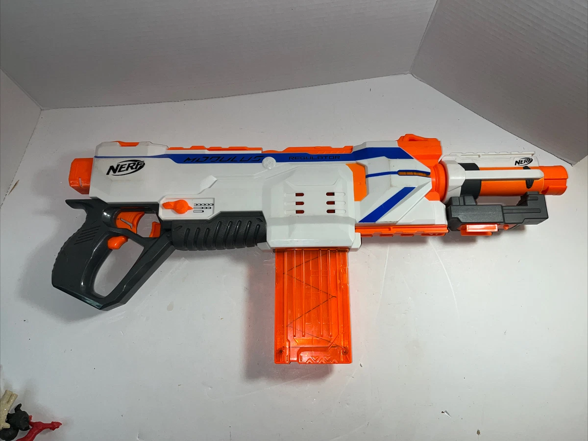 NERF N Strike Custom Modulus Regulator Blaster Dart Gun With Batteries