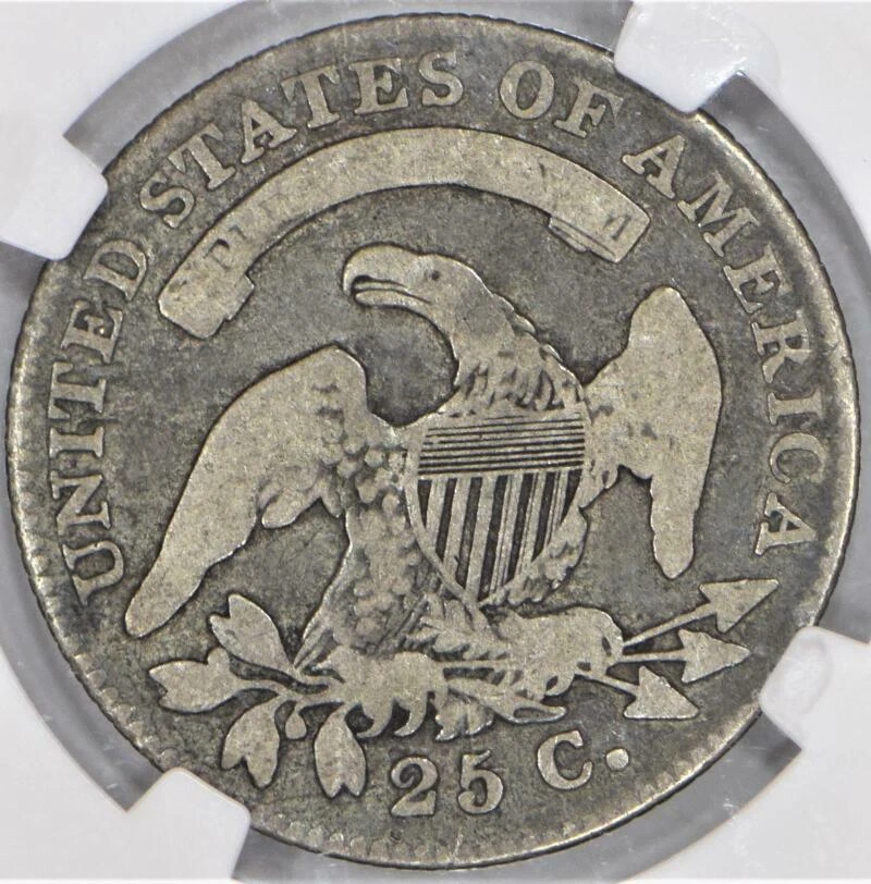 1820 Capped Bust Quarter NGC G-4; Large O B-1, R-4 - Image 4 of 4