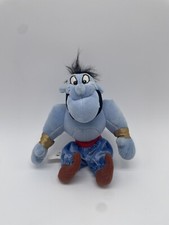 Disney Aladdin Blue Genie Figure Plush Doll Toy Bean Bag Mini 6" Stuffed Animal