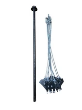 DOZEN 15" Wolf Fang Stakes w/ WF Driver ~ Predator Trapping Coyote